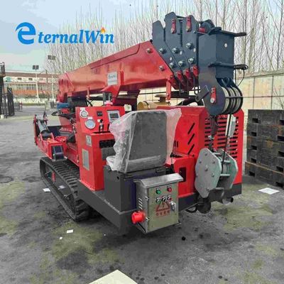 पीला लाल या हरा स्पाइडर क्रॉलर क्रेन 8 टन उठाने की क्षमता के साथ दूरबीन बूम