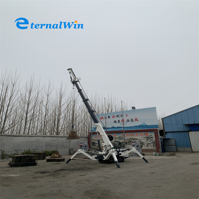 इलेक्ट्रिक और डीजल पावर 5 टन स्पाइडर क्रेन 12 टन उठाने की क्षमता के साथ