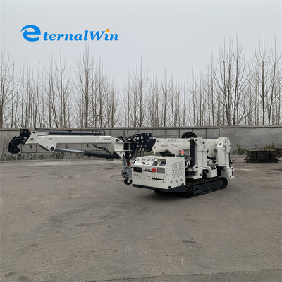 दूरबीन बूम 3 टन स्पाइडर क्रेन लिफ्टिंग क्षमता 12 टन