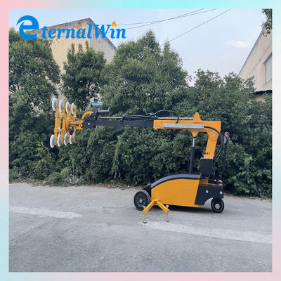 अनुकूलित 800 किलो वैक्यूम ग्लास लिफ्टर 360 डिग्री रोटेशन और 5 मीटर अधिकतम उठाने की ऊंचाई के साथ