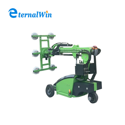 पीला हरा लाल भारी शुल्क इलेक्ट्रिक ग्लास लिफ्टर 800Kg अधिकतम भार 3.5m ऊंचाई