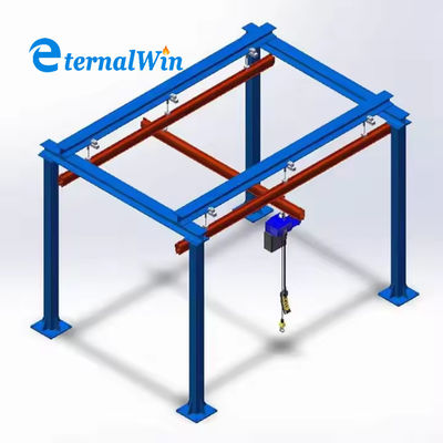 50 हर्ट्ज पावर स्रोत अनुकूलित लिफ्ट ऊंचाई के साथ इलेक्ट्रिक KBK ओवरहेड लिफ्ट