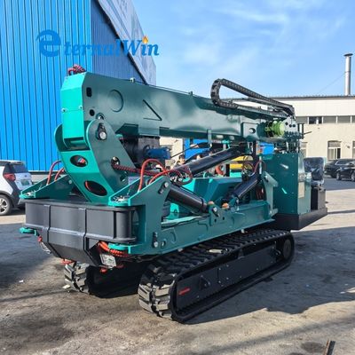 नीली स्पाइडर क्रॉलर क्रेन निर्माण के लिए इलेक्ट्रिक और डीजल पावर विकल्प