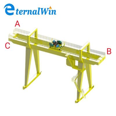 अनुकूलन योग्य गैन्ट्री क्रेन A3-A8 ड्यूटी क्लास भारी-भरकम उठाने वाले अनुप्रयोगों के लिए बिल्कुल सही