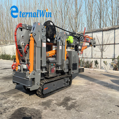 8 टन भारोत्तोलन क्षमता स्पाइडर क्रॉलर क्रेन अधिकतम कार्य त्रिज्या 8.6 मीटर और जिब लंबाई 9.6 मीटर के साथ