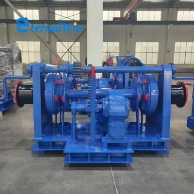 भारी-भरकम अनुप्रयोगों के लिए 400-1000 मिमी ड्रम लंबाई और ≥10 मीटर/मिनट रेटेड गति वाला अनुकूलन योग्य समुद्री हाइड्रोलिक विंच