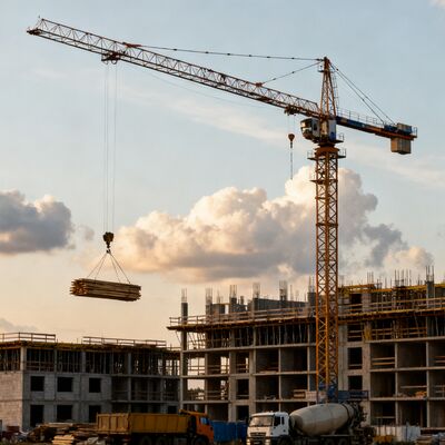 भारी शुल्क क्रेन 0.5mmin भारी भार और सामग्री प्रबंधन के लिए डिज़ाइन किया गया अनुकूलित औद्योगिक टावर क्रेन